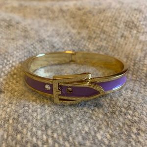 Baublebar Hinged Purple Bangle